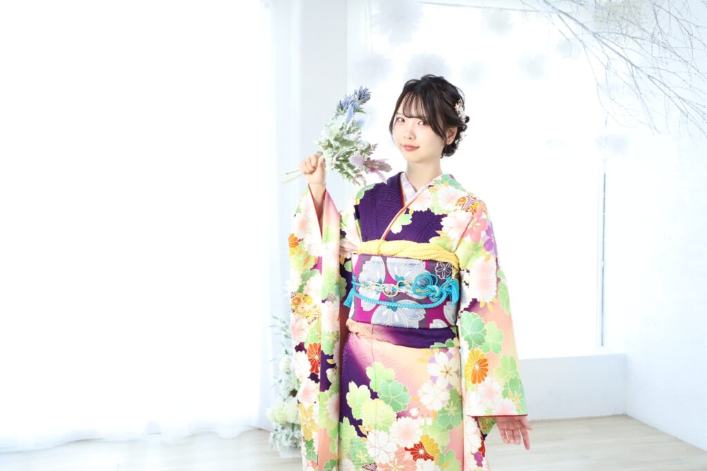 振袖レンタル(成人式)木津川市・精華町・京田辺市_フォトスタジオワタナベ(渡辺写真館)京都木津川店_振袖姿前撮り
